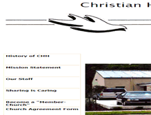 Tablet Screenshot of christianhelpinghands.org
